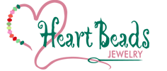 heart beads jewelry logo